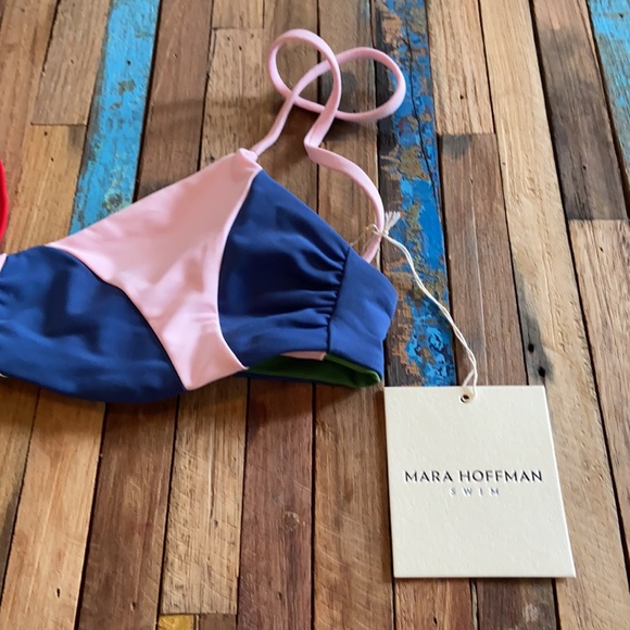 Mara Hoffman Swim Mara Hoffman Cara Bralette Bikini Top Colorblock